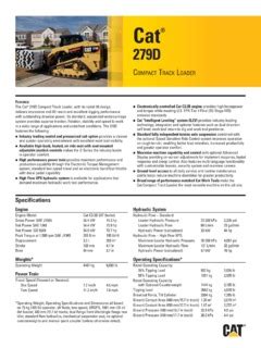 cat 279d spec sheet